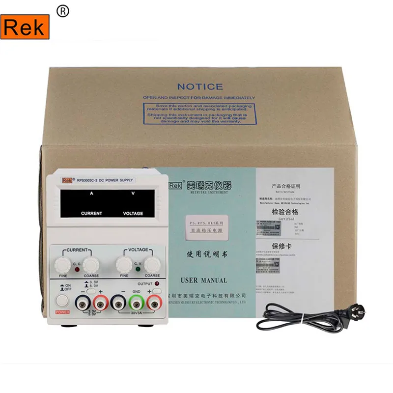 

Four-digit display RPS3003C-2 adjustable DC power supply 30V / 3A linear power supply repair