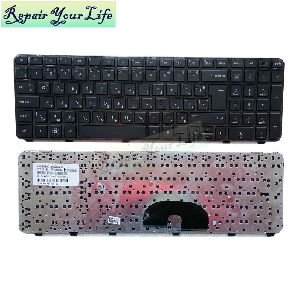 Repair You Life DV6 6000 Bulgarian laptop keyboard for HP DV6 6000 DV6 ...
