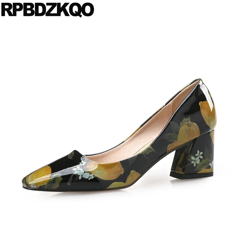 chunky heel pumps size 11