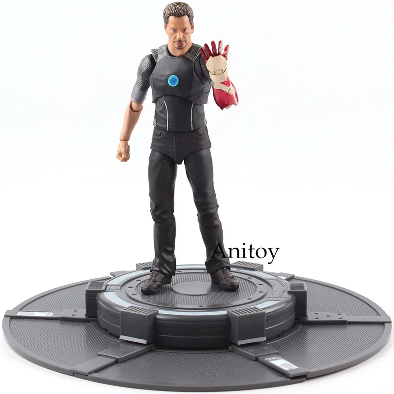 

SHF Figuarts Iron Man Tony Stark with Tony's Powerd Stage PVC Iron Man Statue Figure Collectible Model Toy