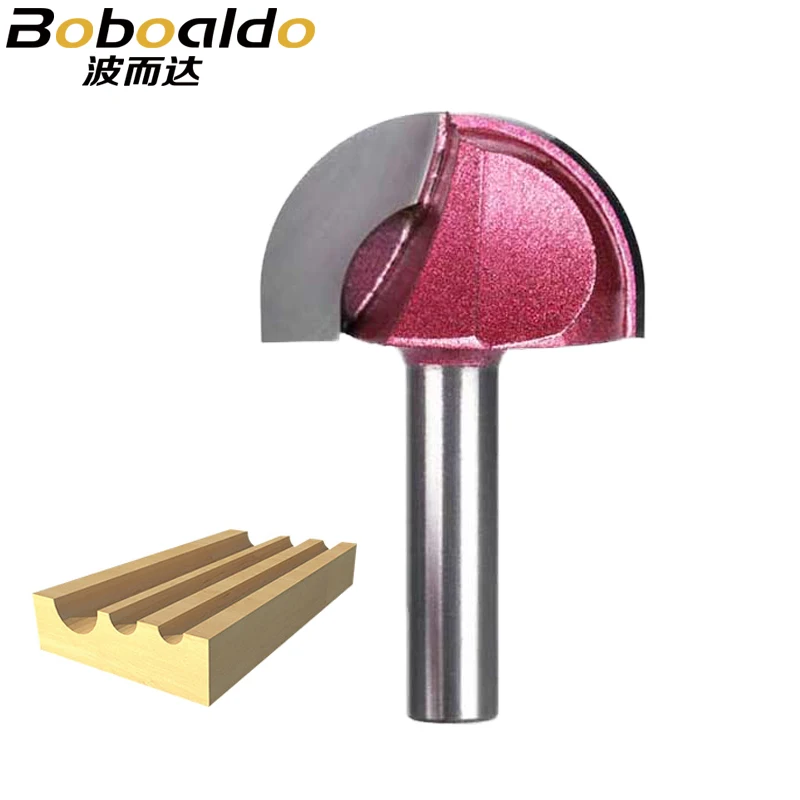 

1PCS 8mm Shk Round Router Bits For Wood Cove Box Bit Tungsten Carbide Woodworking Endmill Miiling Cutter Router Cutter