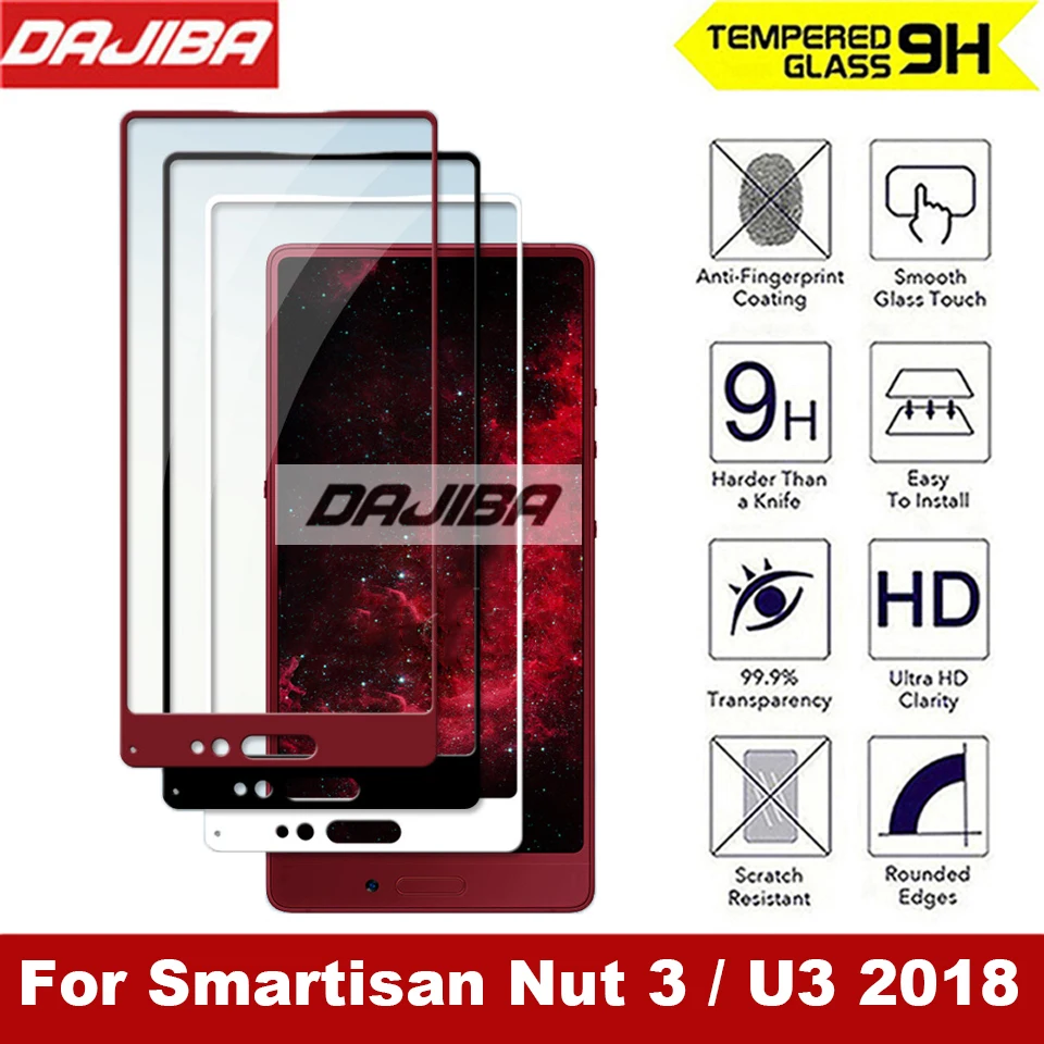9H полное покрытие закаленное стекло для Smartisan U3 2018 Nut3 Взрывозащищенная защитная