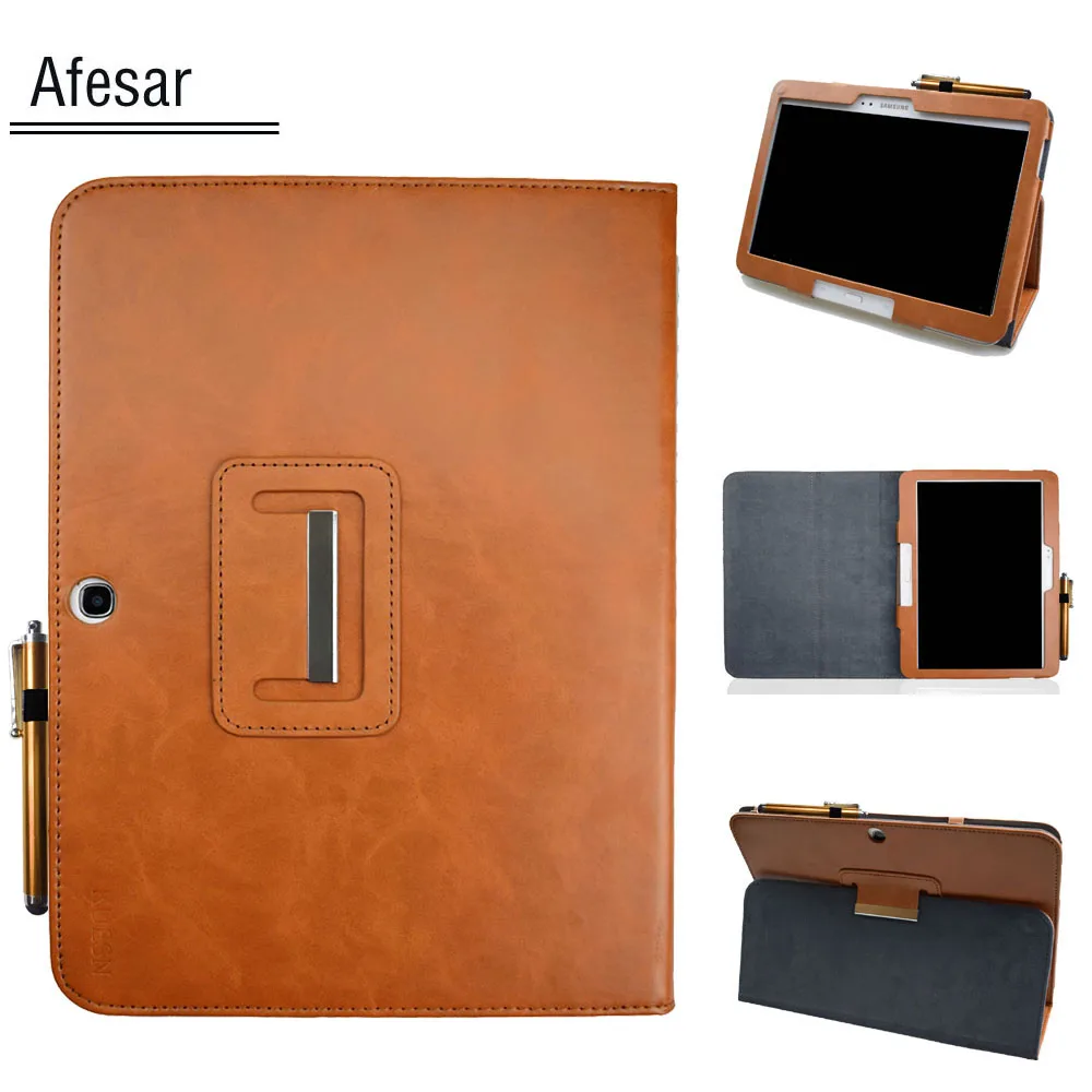 

Crazy hot pu smart Flip book Case for Samsung Galaxy tab 3 10.1 gt-P5200 P5210 Leather smart cover with magnetic sleep&awake