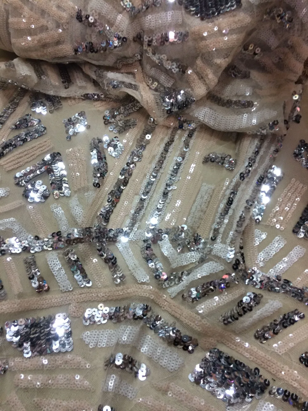nice looking feather embroidery tulle mesh lace fabric hannah-688-35 with good quality for party dress | Дом и сад
