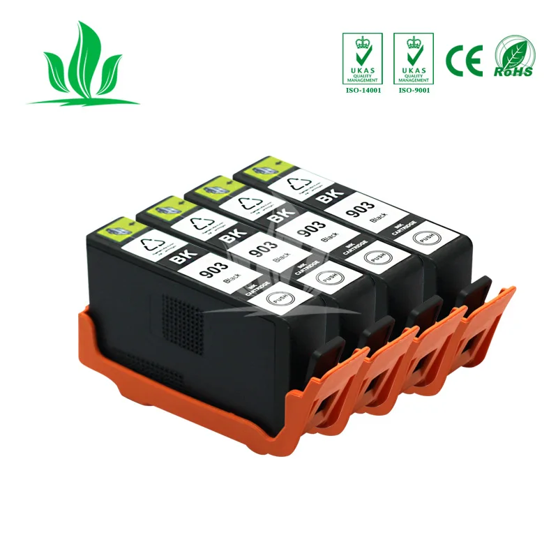 

4BK 903XL Compatible Ink Cartridge for HP903 903 hp903xl for HP OfficeJet 6970 6950 6960 Printer