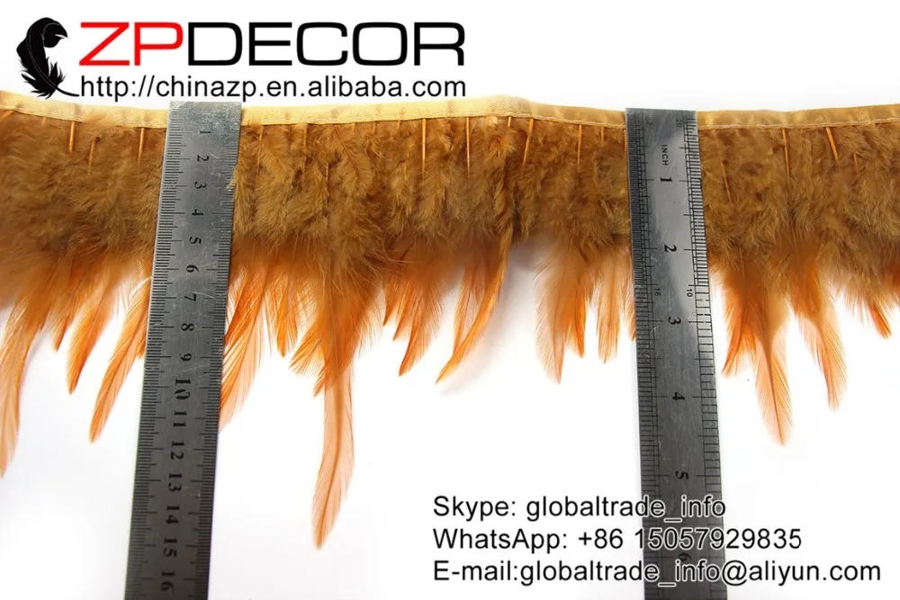 Rooster Saddle Feather Trim (6)