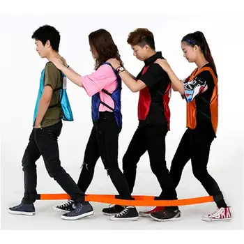 

Outdoor Game Toys 4 Legged Race Bands for Kids Adults Birthday Team Party Games