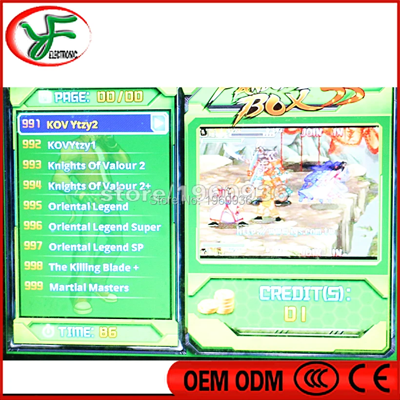 Diy arcade box5s arcade game board 999 in 1 game board jamma