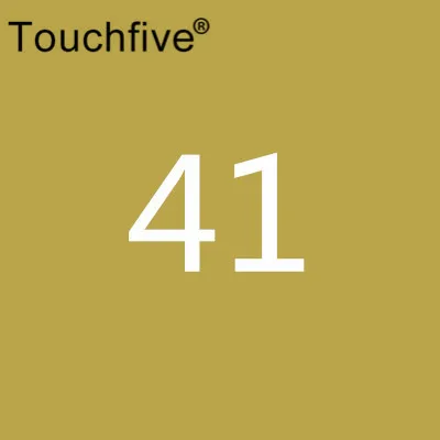 41 TOUCHFIVE опционально цвет соответствия искусство маркеры Кисть ручка эскиз на спиртовой основе маркеры двойная головка манга ручки для рисования товары для рукоделия - Цвет: 41