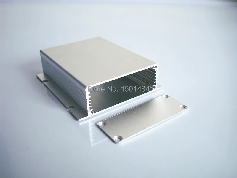 Инструмент батареи MP3 основа Алюминий корпус диаметром литой коробки DIY 78*24*85 мм серебро настенного монтажа