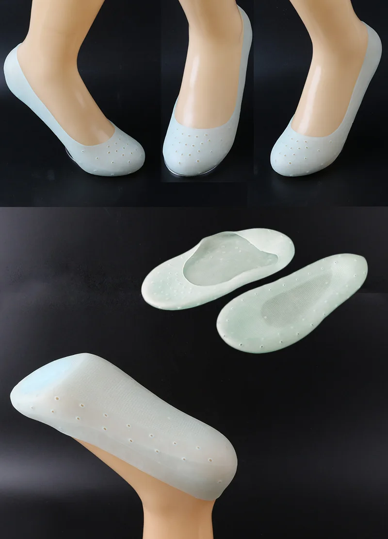 by ems or dhl 50pairs Gel Socks Kits Moisturizing Whitening Smooth