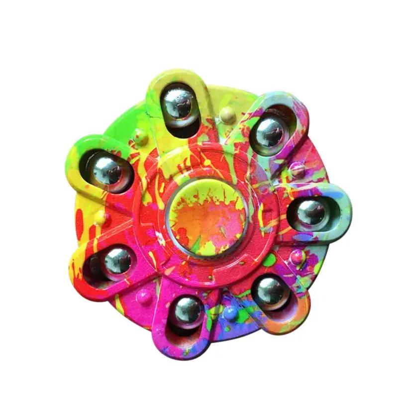 Cheap fidget spinner EDC hand spinner rotating metal 