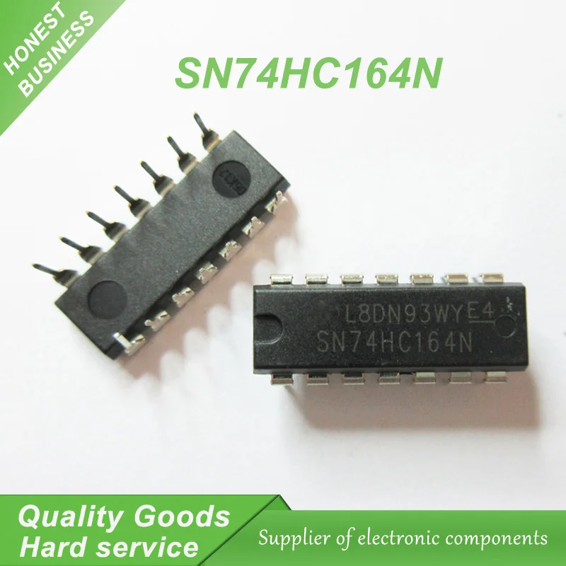 

10pcs SN74HC164N 74HC164 74HC164N DIP-14 Counter Shift Registers 8-Bit Parallel-Load new original