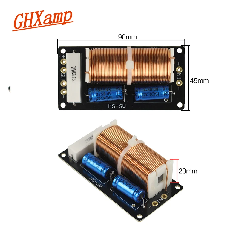 2 piezas 300 W Subwoofer Crossover 4-10 pulgadas Subwoofer pasivo altavoz especial Crossover 350Hz 2 piezas 300 W Subwoofer Crossover 4-10 pulgadas Subwoofer pasivo altavoz especial Crossover 350Hz