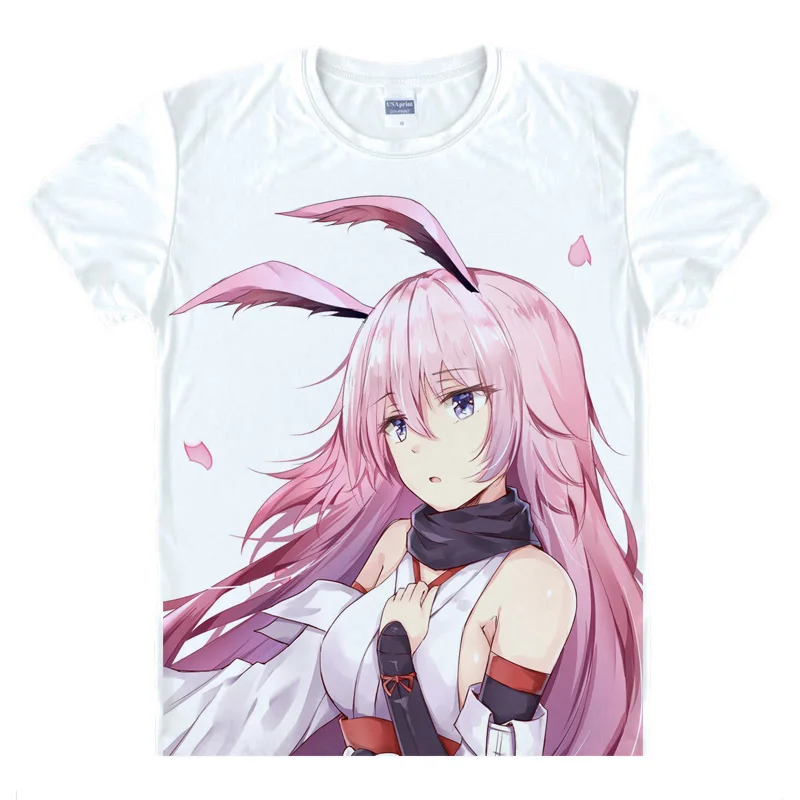 Мужская футболка Coolprint Honkai Impact 3rd Yae Sakura no Повседневная премиум класса с принтом