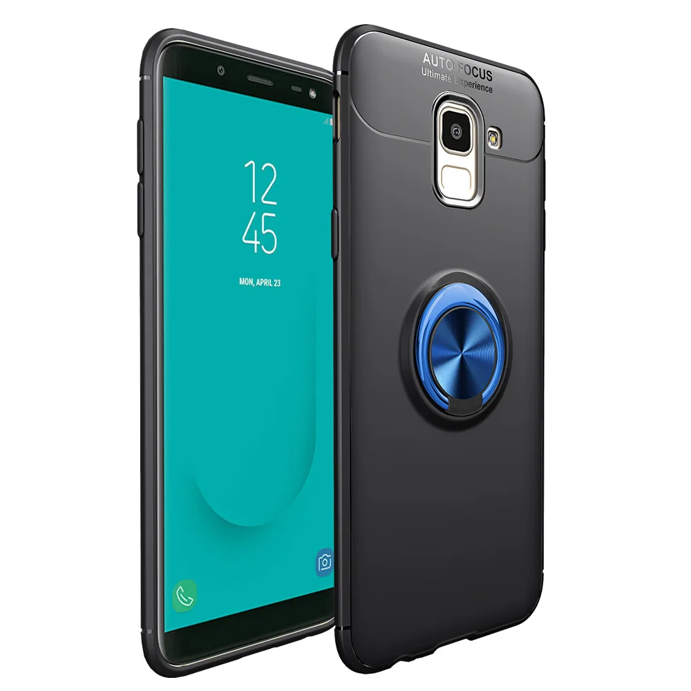 Для Samsung Galaxy J6 2018 чехол для телефона мягкий силиконовый TPU роскошный Магнитный