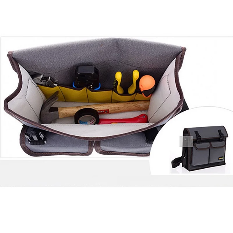 Многофункциональная сумка на одно плечо, оборудование, электрик, инструментарий, сумка для инструментов, водонепроницаемая, износостойкая, ткань Оксфорд, сумка для инструментов