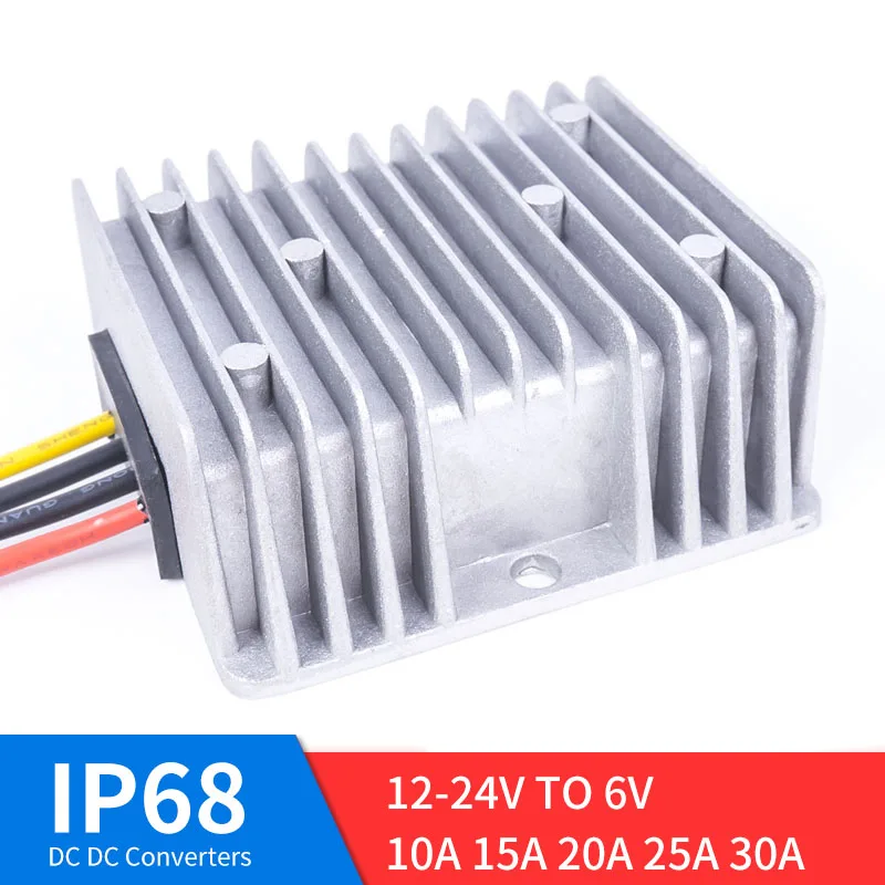

DC 12-24V TO 6V 10A 15A 20A 25A 30A DC Power High Quality Converter Step-Down DC Regulator for Automot