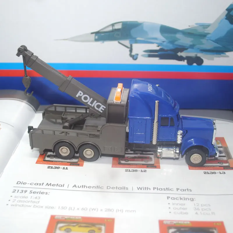 Автомобильная модель 1:43 Kenworth трейлер кран инженерный автомобиль сплав имитация