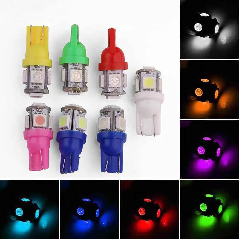T10 5050 5SMD W5W светодиодный Светодиодная лампа белый Габаритные огни 12В | Автомобили