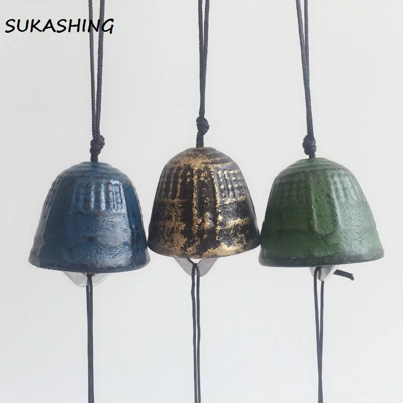 Японский Nambu чугунный открытый ветряной колокольчик Furin Cloche вентиляционный металлический храм молиться на удачу колокольчик