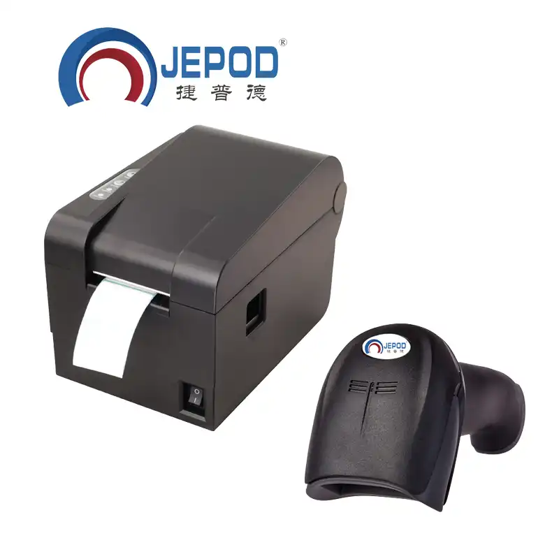 barcode scanner and label printer