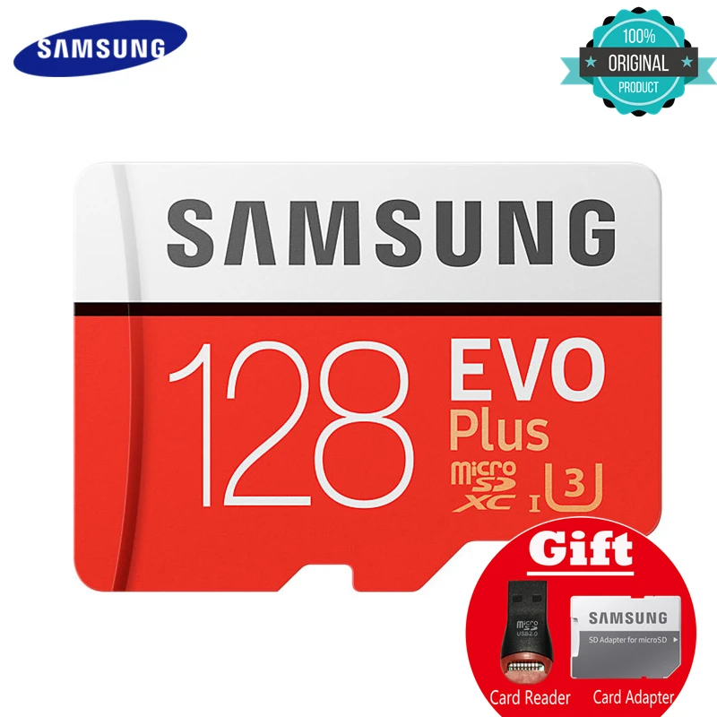 

SAMSUNG Memory Card Micro SD EVO PLUS 256GB 128GB 64GB 32GB Class10 C10 SDHC SDXC Grade UHS-1 TF Cards Trans Flash 4K microsd