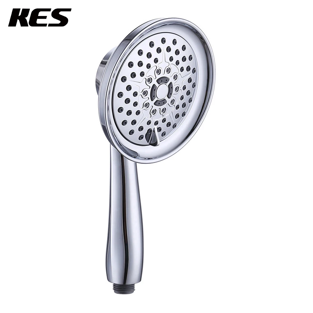 

KES EXTRA LARGE Shower Head 5-Functions Handheld Showerhead for Luxury Bathroom, Chrome Finish, 2.5 GPM Flow Rate, P511