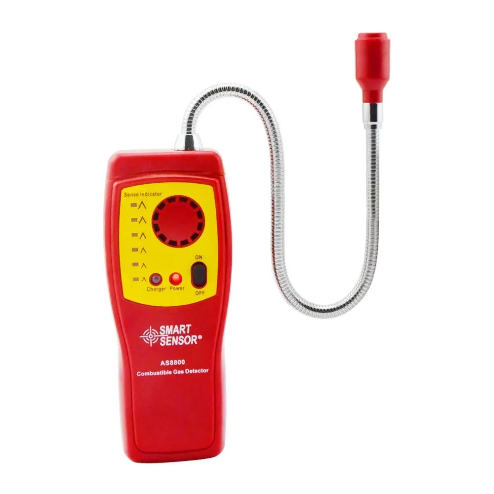 Combustible Natural Gas Detector Carbon Monoxide Methane Alcohol Portable Gas Leak Detector Tester with Sound Light Alarm (3)