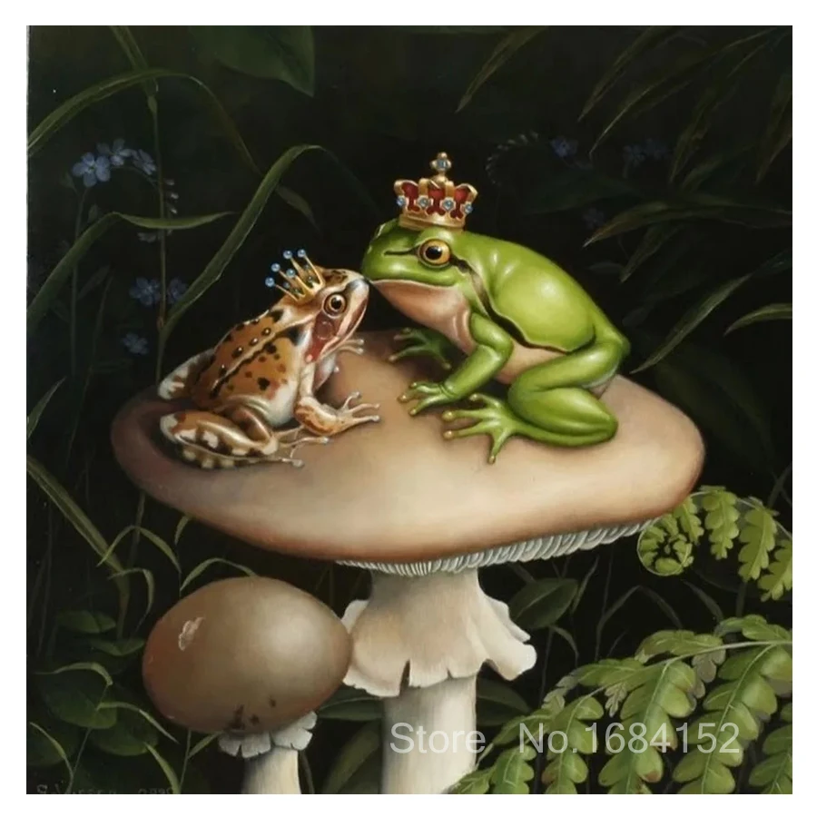 Diy Diamond Embroidery frog Diamond Painting Cross Stitch Needlework
