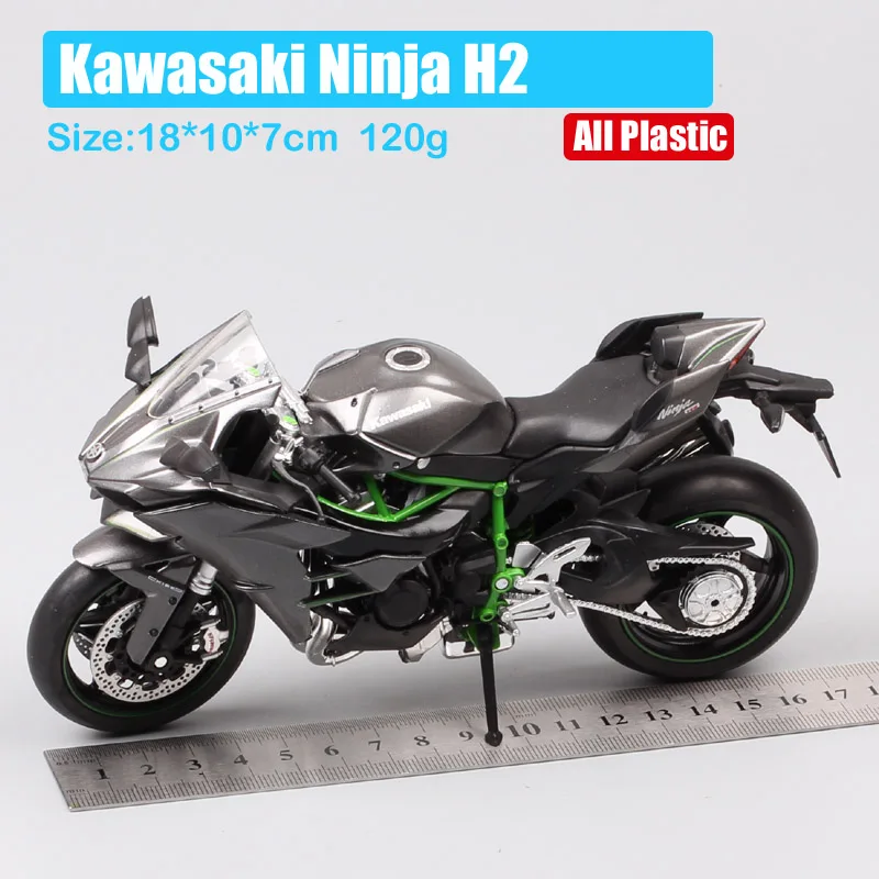 1/12 Automaxx Kawasaki Ninja H2 суперспортивный велосипед H2R масштаб мотоцикл Diecasts& игрушечный Транспорт модель thumbnails для детской коллекции