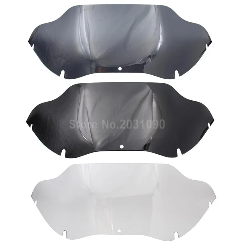

9" Motorcycle Wave Windshield Windscreen Screen for Harley Touring Road Glide FLTR 1998-2013