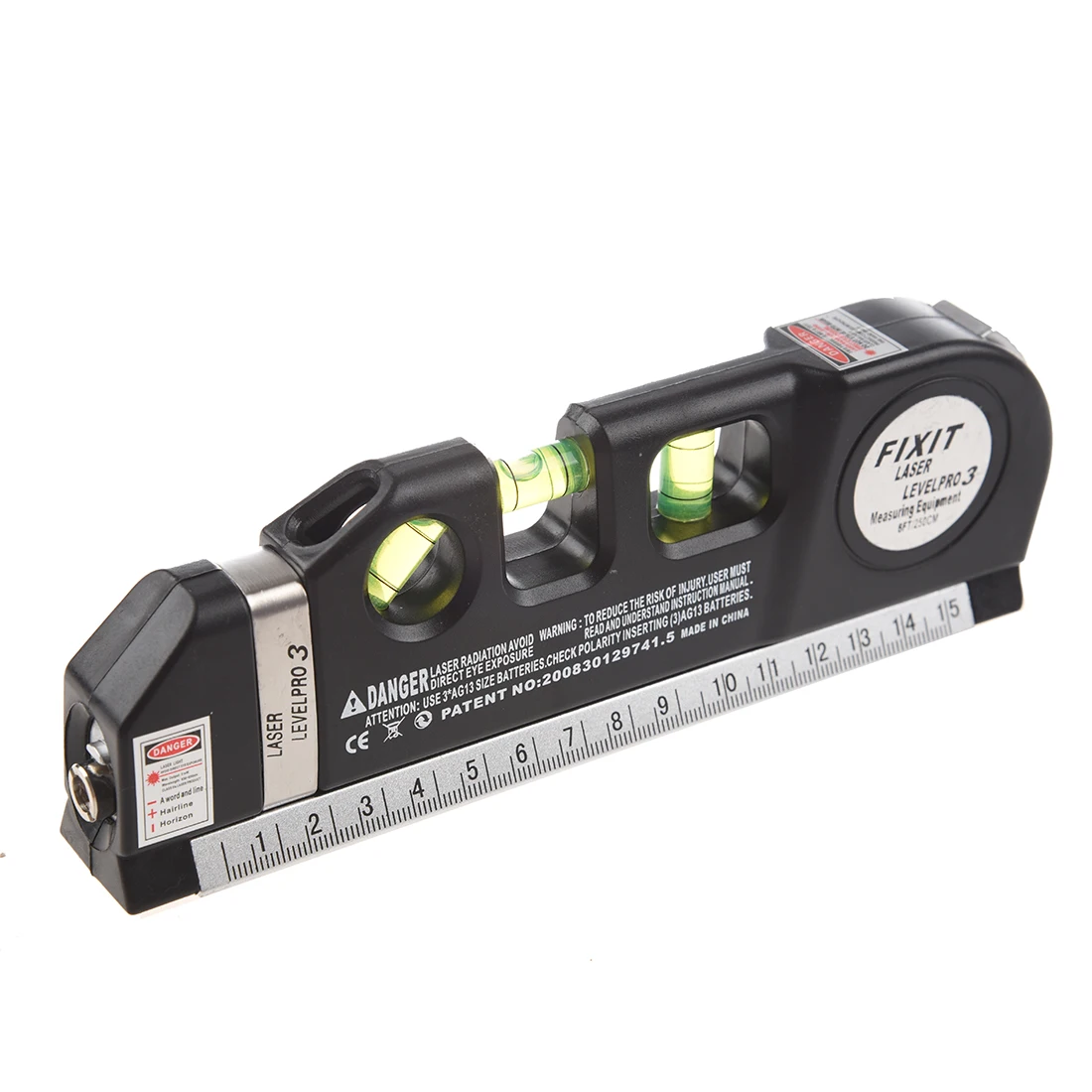 

LIXF Multipurpose Level Horizon Vertical Measure Tape Aligner 8FT Black
