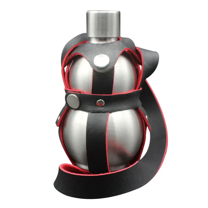 Premium Gourd Shape 18OZ Hip Flask Portable Stainless Steel Alcohol