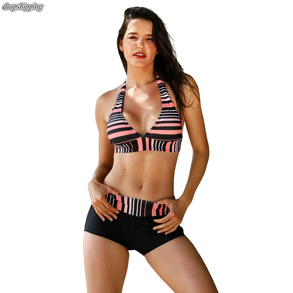 

Women underwear set Striped lingerie set push up bra Swimming Costumes Two Piece Swimsuits Swimwear Beach Suit bra brief sets