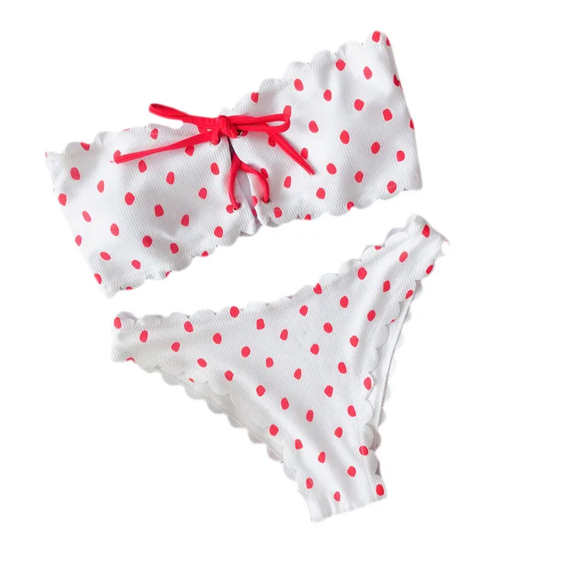 Sexy Women Wave Point Push-Up Padded Bra Beach Bikini Set Swimsuit Swimwear bikini 2019 Beachwear #4F27 (7)