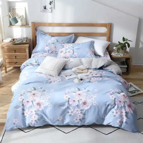 100 Cotton Bedding Set Duvet Cover Quilt Cover Bed Sheet Bed