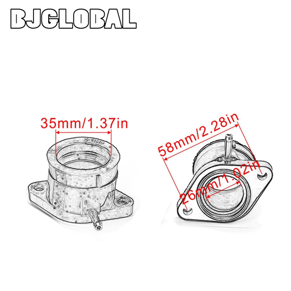 Мотоцикл; питбайк карбюратор резиновый переходник на входе воздухозаборника для Yamaha XJR400 XJR 400 4HM-13586-00 4HM-13596-00 1993-1999