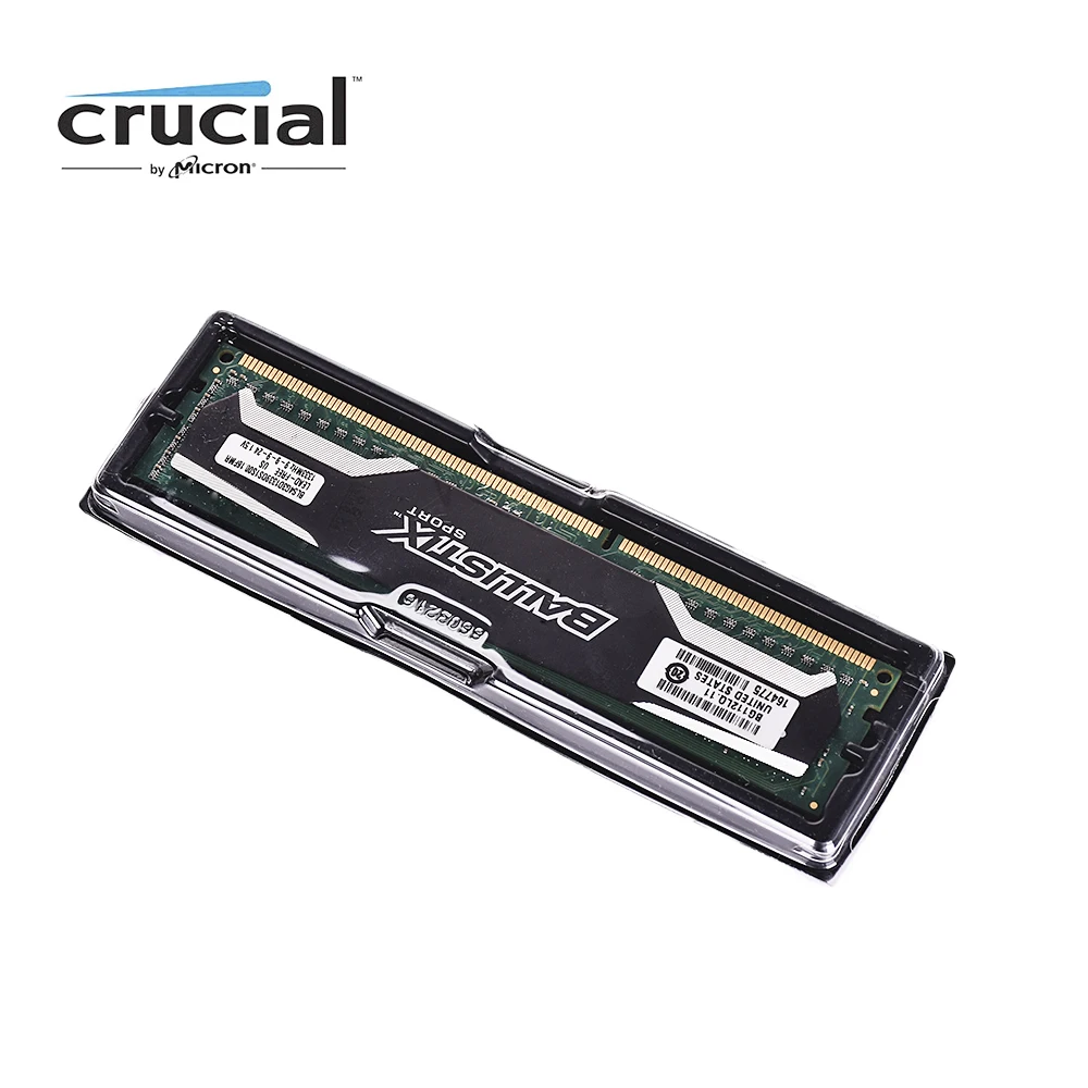 Crucial Ballistix Sport DDR3 8G 1600MHZ 1,5 V CL9 240pin PC3-12800 настольная память оперативная Память DIMM