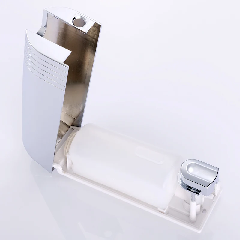 Fapully для кухни, ванной комнаты, хромированный дозатор для мыла, настенный однохромный Автоматический Дозатор для жидкой пены, бамбука, P113-01C