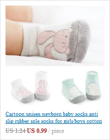 Новорожденных теплые носки для маленьких мальчиков обувь для помещения носок малыша новорожденных домашние удобные хлопковые нескользящие Сапоги и ботинки для девочек Носки для девочек