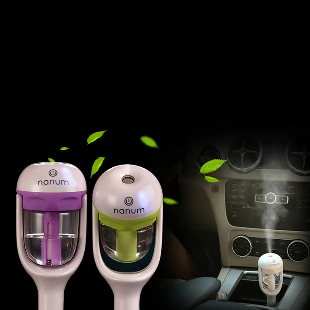 

Car Humidifier Aroma Diffuser Humidifier Aromatherapy Portable Car Air Humidifier cool mist Purifier in car