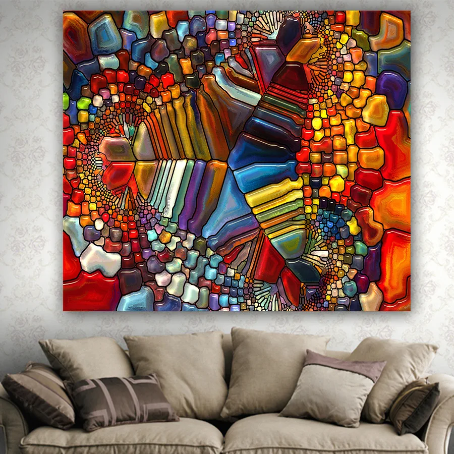 

Cilected Psychedelic Tapestry Wall Hanging Geometric Colors Printed Indian Tapestries Decorative Bohemian Art Carpet Quality