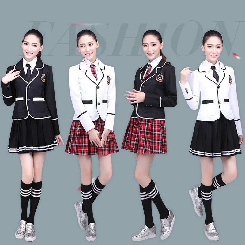 Student Long Sleeve Chorus School Uniform Junior High School Boys and Students Students Japan and South Korea JK Uniform Set