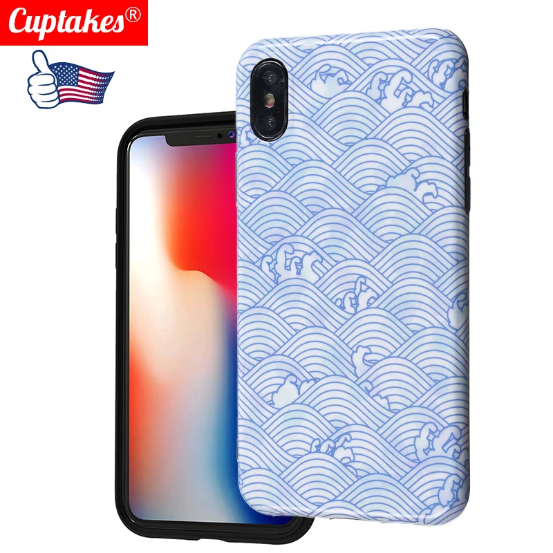 Художественный Королевский синий роскошный мраморный чехол для iPhone X XR XS Max 7 8 Plus