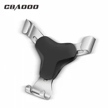 CBAOOO abrazadera gravedad soporte de teléfono de coche Flexible Universal 360 soporte gravitatorio de coche soporte de teléfono móvil para iPhone xiaomi