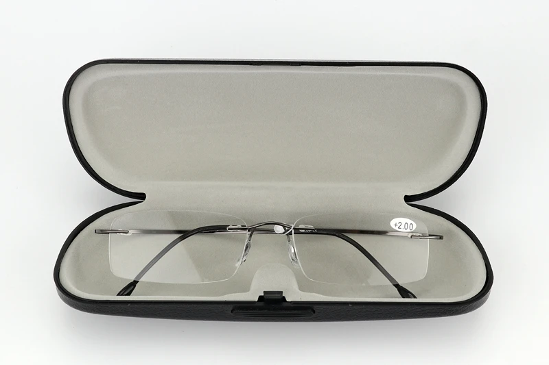 CHASHMA супер светильник складной светильник гибкий памяти Титан очки для чтения без оправы 1,0 1,5 1,75 2,0 2,5 2,75 3,0 Oculos de grau