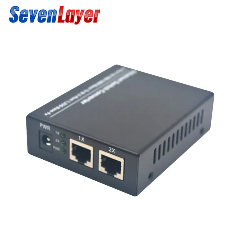

10/100/1000M fiber switch 2 RJ45 UTP 2 SC fiber Gigabit Fiber Optical Media Converter Ethernet Single Mode 2 pieces