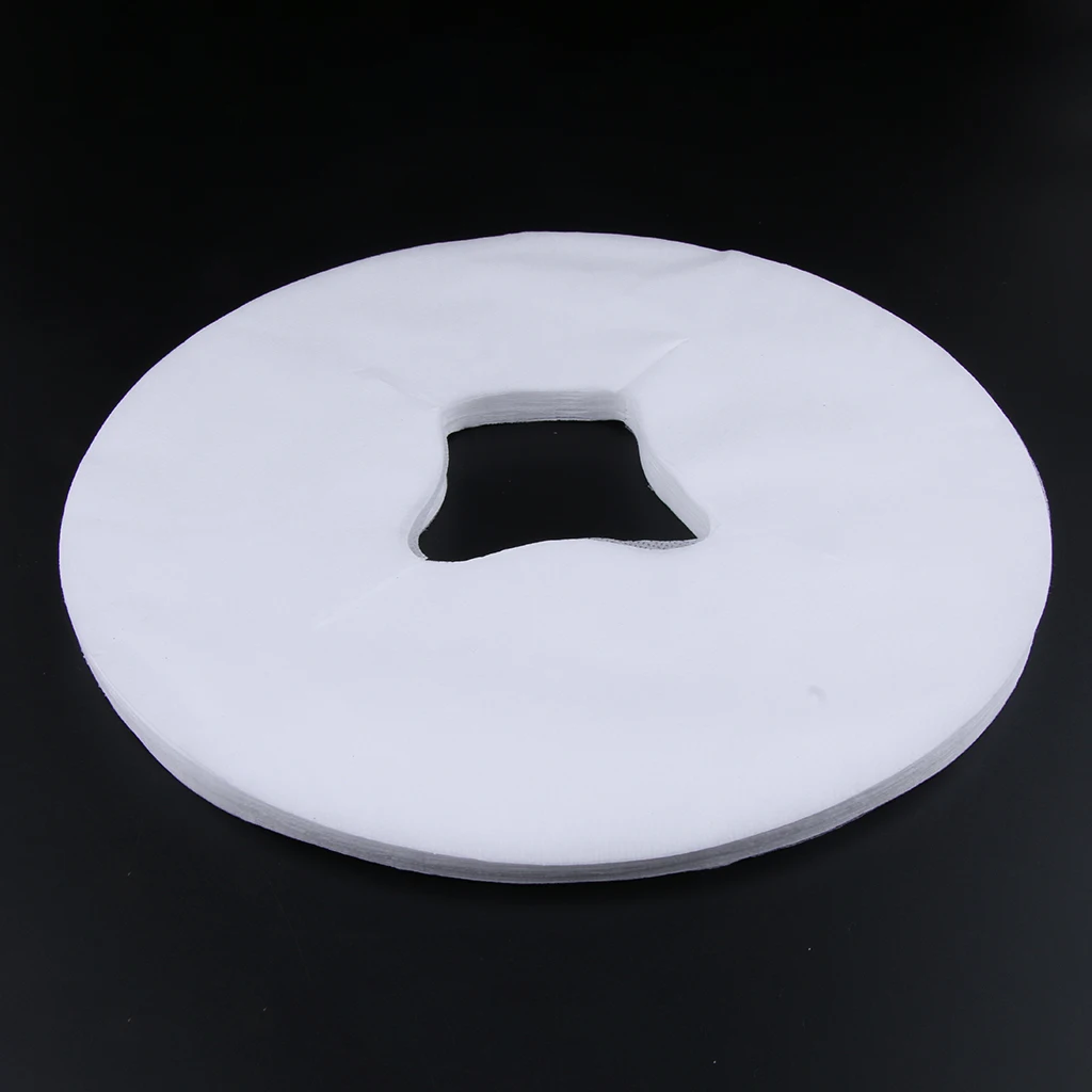 100 Pieces Disposable Massage Face Cushion Covers Headrest Cradle Sheet for Massage Tables & Massage Chairs,Ultra Soft