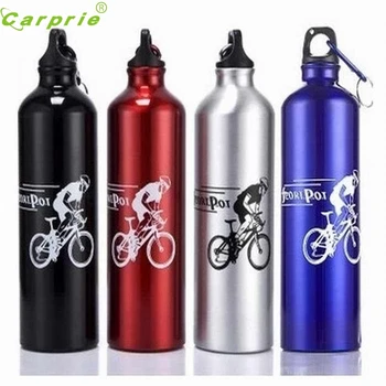 

AUTO best quality 2016 750ml Portable Cycling Camping Bicycle Aluminum Alloy Water Bottle car-styling NOV 11